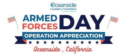 Operation Appreciation celebrates Armed Forces Day, Saturday, May 18 in Oceanside, CA